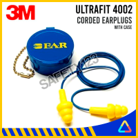 3M Ultrafit 4002 Corded Earplug with Case